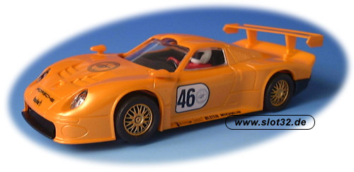 SCALEXTRIC Porsche GT 1 orange # 45